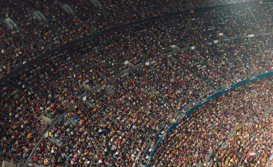 Camp Nou Barcelona - Largest stadium in Europe with 105000 capacity - European football stadiums ranked